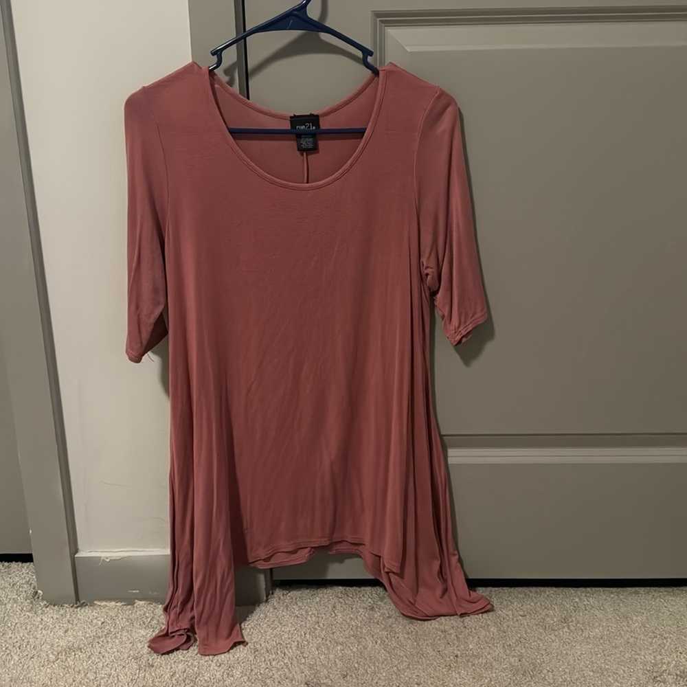 Pink Rue21 shirt, size medium